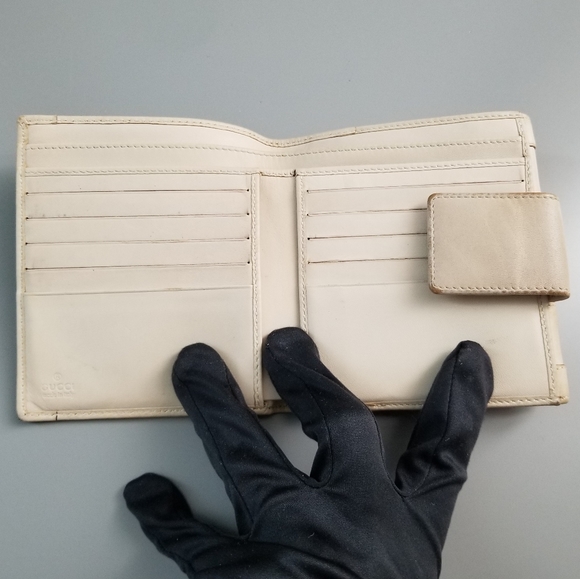 GUCCI GG Vintage Double  Sided Flap Signature /Italy - Picture 3 of 16